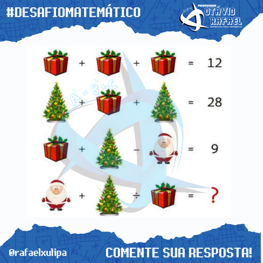 Desafios matemáticos de Natal