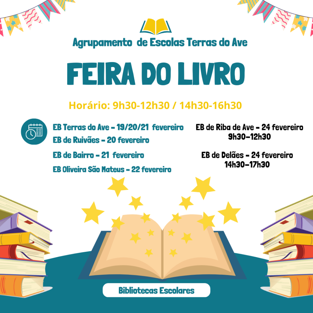 Feira do Livro no AE Terras do Ave – fevereiro