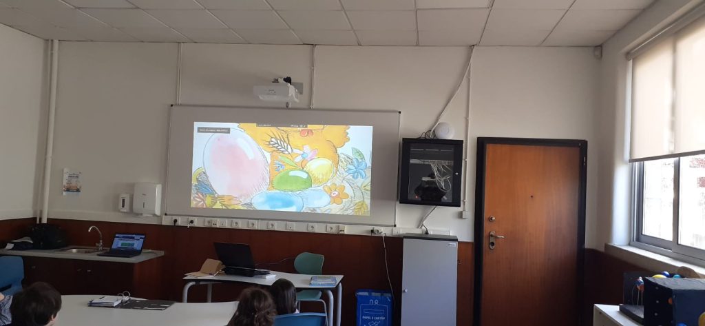 Biblioteca Escolar da EB Delães – hora do conto
