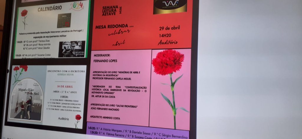 Mesa Redonda sobre as percepções da realidade emergente com a Revolução do 25 de Abril de 1974 no concelho de V. N. de Famalicão