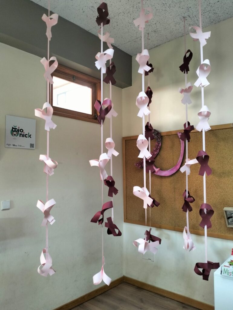 outubro rosa na BE da escola sede