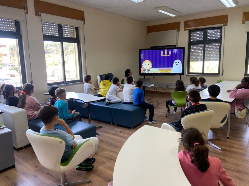 Hora do conto para o 3.º e 4.º anos na escola sede