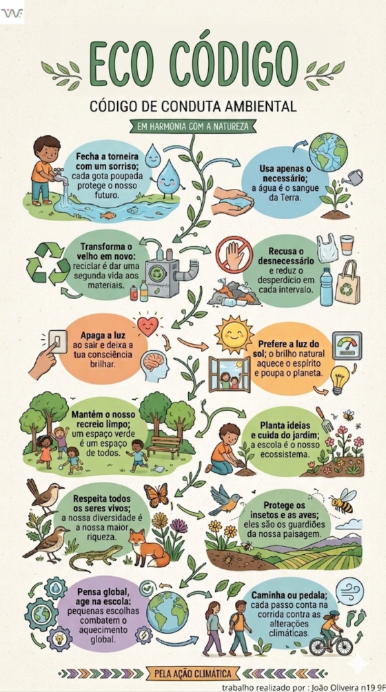EB Terras do Ave no concurso nacional “Poster Eco – Código”