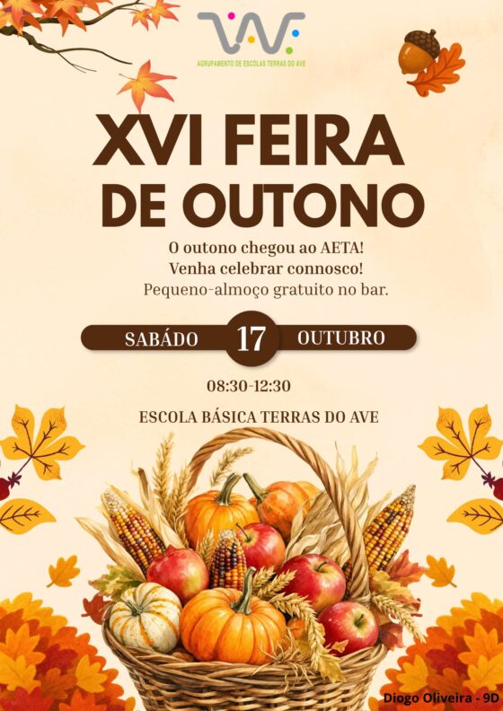 XVI Feira de Outono do AETA — Venha Celebrar Connosco!