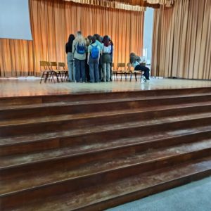 A EB Oliveira  Santa Maria foi ao teatro