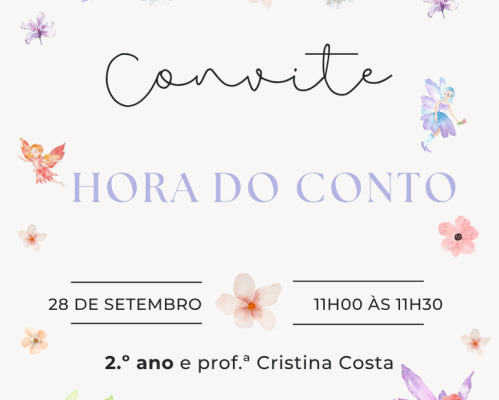 Convite HORA do CONTO