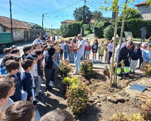 EB de Castelões assinala o Dia da Floresta com plantação de um novo carvalho