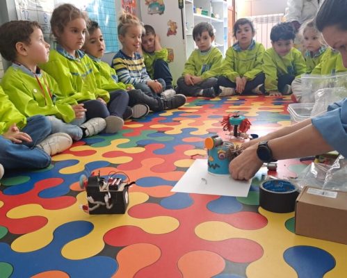 Crianças do JI 6 de Oliveira de São Mateus exploram o “Laboratório da Energia”