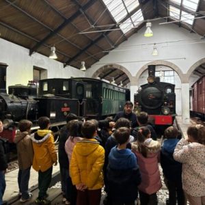 Visita ao Museu Ferroviário de Lousado pela turma G2A da EB Bairro