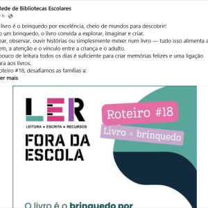 Roteiro 18 | Ler Fora da Escola
