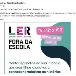Roteiro 19 | Ler Fora da Escola