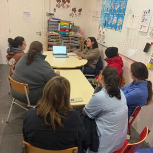 Sessão sobre Comunicação Aumentativa, para pais,  na EB do Bairro
