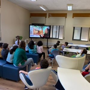 Hora do conto na escola sede – Corre, corre cabacinha de Alice Vieira