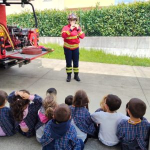 Visita de Encarregada de Educação Sensibiliza Crianças para a Prevenção de Incêndios