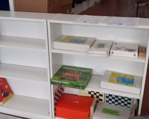 Ponto de Biblioteca na EB Oliveira Santa Maria