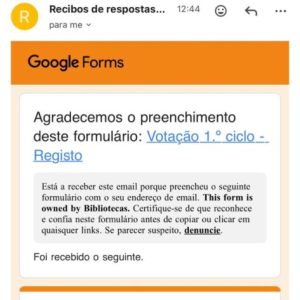Participação na atividade MIÚDOS A VOTOS