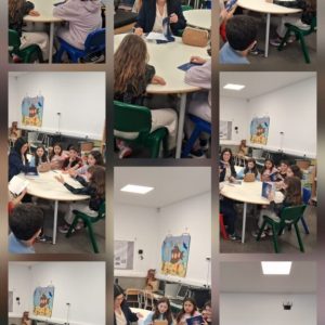 Sessão de autógrafos realizada no dia 25 de março pela autora Ana Paula Neto na BE da EB de Riba de Ave