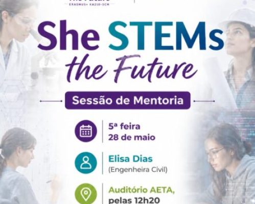 “She STEMS The Future”: Engenheira Elisa Dias abre ciclo de mentorias