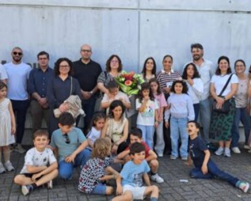 Alunos do 1.º ano da EB Bairro homenageados no Museu Ferroviário de Lousado