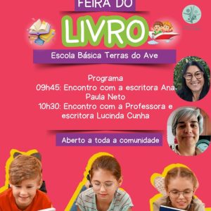 dia 16 de maio – Feira do Livro na EB Terras do Ave aberta à comunidade