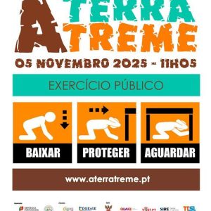 Exercício nacional “A TERRA TREME” – 5 de novembro